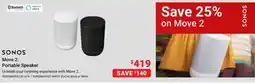 Visions Electronics SONOS Move 2: Portable Speaker offer