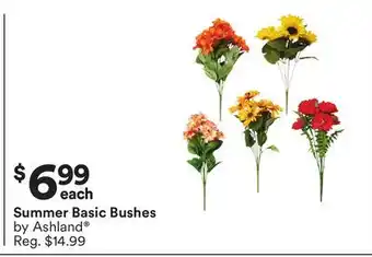 Michaels Summer Basic Bushes by Ashland offer