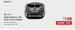 Visions Electronics Cobra Radar Detector with OLED Colour Display offer