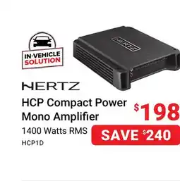 Visions Electronics Nertz HCP Compact Power Mono Amplifier offer