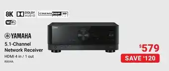 Visions Electronics Yamaha 5.1-Channel Network Receiver offer