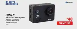 Visions Electronics AUSEK SPORT 4K Waterproof Action Camera offer