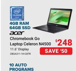Visions Electronics Acer Chromebook Go Laptop Celeron N4500 offer