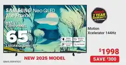Visions Electronics Samsung 65 Neo QLED The Frame NATIVE 120Hz PANEL LS03FA 4K Smart TV offer