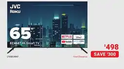 Visions Electronics JVC 65 EC4647 4K Smart TV offer