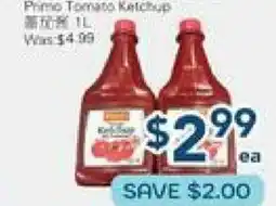 Oceans Fresh Food Market Primo Tomato Ketchup offer