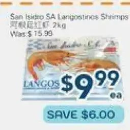 Oceans Fresh Food Market San Isido SA Langos Shrimps offer
