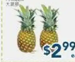 Oceans Fresh Food Market Pineapple offer