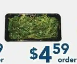Oceans Fresh Food Market Sushi Seaweed Salad offer