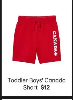 Joe Fresh Toddler Boys' Canada Short offer