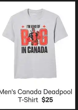 Joe Fresh Men's Canada Deadpool T-Shirt offer