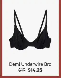Joe Fresh Demi Underwire Bra offer