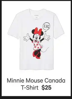 Joe Fresh Minnie Mouse Canada T-Shirt offer