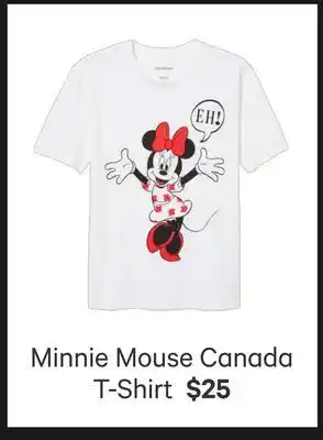 Joe Fresh Minnie Mouse Canada T-Shirt offer