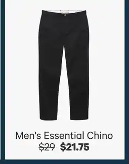 Joe Fresh Men's Essential Chino offer