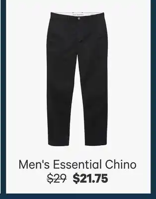 Joe Fresh Men's Essential Chino offer
