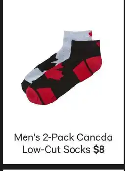 Joe Fresh Men's 2-Pack CanadaLow-Cut Socks offer