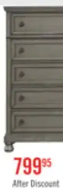 The Brick Chelsea Bedroom Chest of Drawers, 5-Drawer, 38W x 52H - Cherry Brown offer
