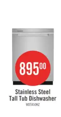 The Brick Whirlpool 24 47 dBA Built-In Top-Control Dishwasher - Fingerprint Resistant Stainless Steel - WDTA5 offer