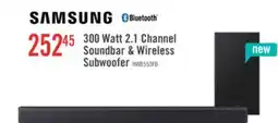 The Brick Samsung B-Series 2.1-Channel Soundbar with Wireless Subwoofer offer