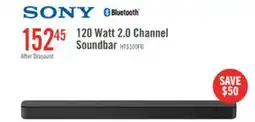 The Brick SONY 2.0 CH Bass Reflex S-Force Front Surround Soundbar (HTS100F) offer