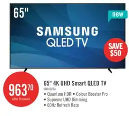 The Brick Samsung 65 Q7F QLED 4K Smart TV with Vision AI offer