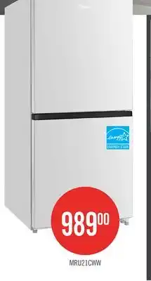 The Brick Midea 20 Cu. Ft. 3-in-1 Convertible Refrigerator-Freezer - White - MRU21C7BWW offer