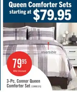 The Brick Conner 3-Piece Full/Queen Comforter Set offer