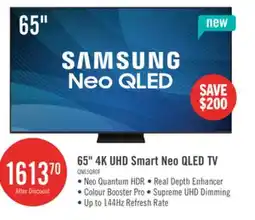 The Brick Samsung 65 QN80F Neo QLED 4K AI Smart TV (QN65QN80FAFXZC) offer