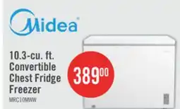 The Brick Midea 10.3 Cu. Ft. Convertible Chest Refrigerator-Freezer - MRC10M4CWW offer
