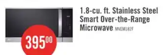 The Brick LG 1.8 Cu. Ft. Over-the-Range Microwave with EasyClean and Sensor Cooking - Smudge Proof Stainless offer