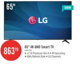 The Brick LG 65 UA77 4K UHD Smart TV offer
