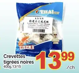 T&T Supermarket CREVETTES TIGRÉES NOIRES, 400G,13/15 offer