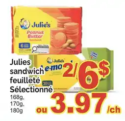 T&T Supermarket JULIES SANDWICH FEUILLETÉ, 168G, 170G, 180G offer