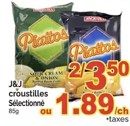 T&T Supermarket J & J CROUSTILLES SÉLECTIONNÉ, 85G offer