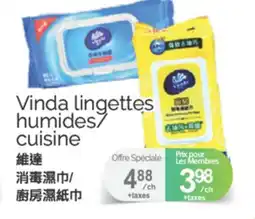 T&T Supermarket VINDA LINGETTES HUMIDES/CUISINE offer