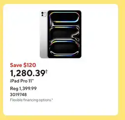 Staples iPad Pro 11 offer
