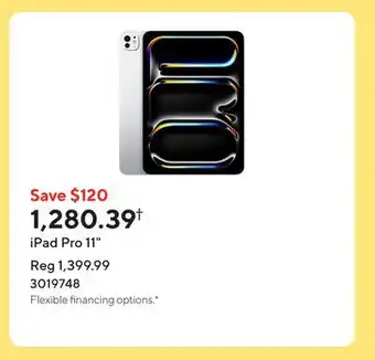 Staples iPad Pro 11 offer