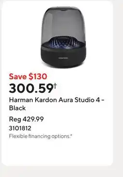 Staples Harman Kardon Aura Studio 4 - Black offer
