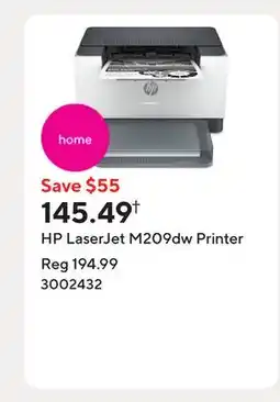Staples HP LaserJet M209dw Printer offer