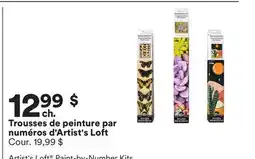 Michaels Trousses de peinture par numéros d'Artist's Loft offer