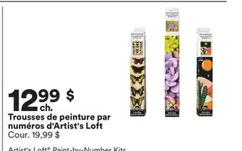 Michaels Trousses de peinture par numéros d'Artist's Loft offer