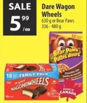 Co-op Dare wagon wheels offer