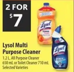 Co-op Lysol multi purpose cleaner offer