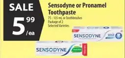 Co-op Sensodyne or pronamel toothpaste offer