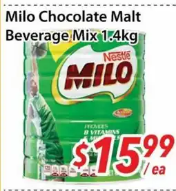 Bestco Food Mart Milo Chocolate Malt Beverages Mix offer