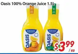 Bestco Food Mart Oasis 100% Orange Juice offer