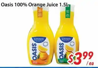 Bestco Food Mart Oasis 100% Orange Juice offer