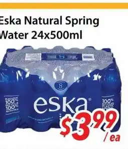 Bestco Food Mart Eska natural spring water offer