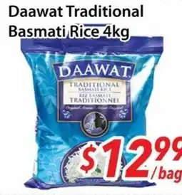 Bestco Food Mart Daawat Traditional Basmati Rice offer